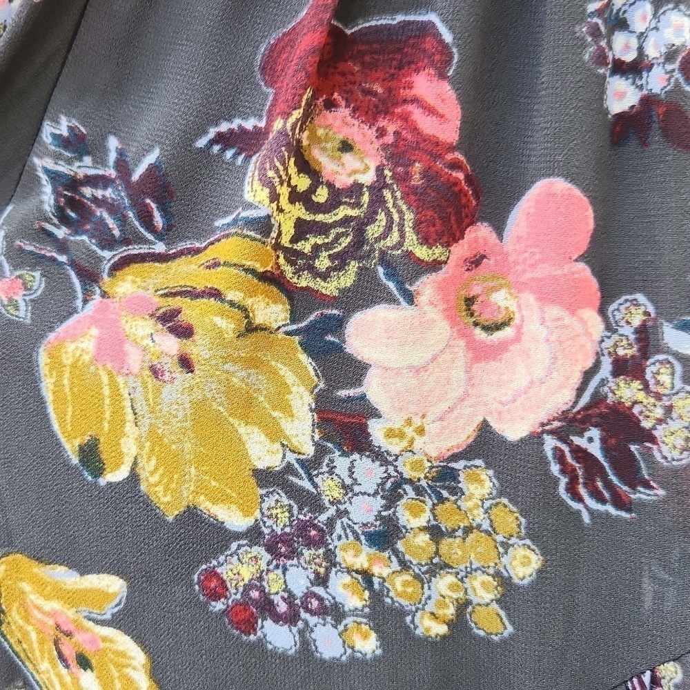 Cinq à Sept Alanis Tired ruffle Silk Dress size 0 - Picture 6 of 10